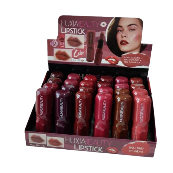 LIPSTICK HUXIABEAUTY 6407 (24 piezas)